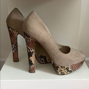 Snake print heels bought in Sweden